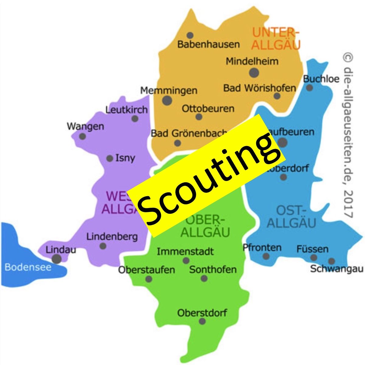Allgäu Karte Scouting